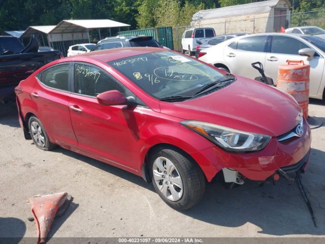 hyundai elantra 2016 kmhdh4ae4gu489853