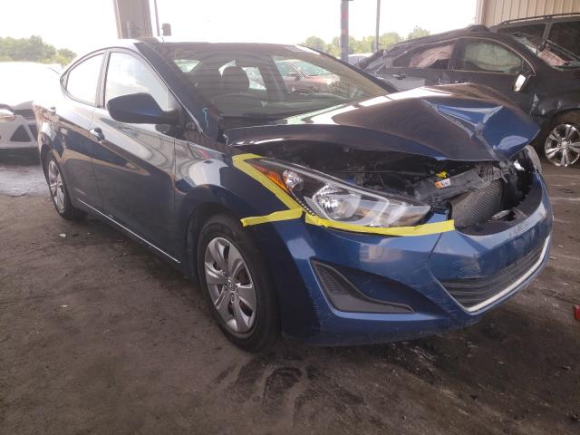 hyundai elantra se 2016 kmhdh4ae4gu523001