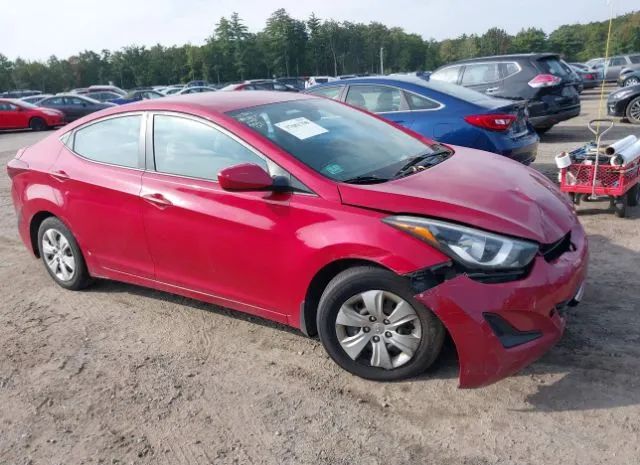 hyundai elantra 2016 kmhdh4ae4gu525055