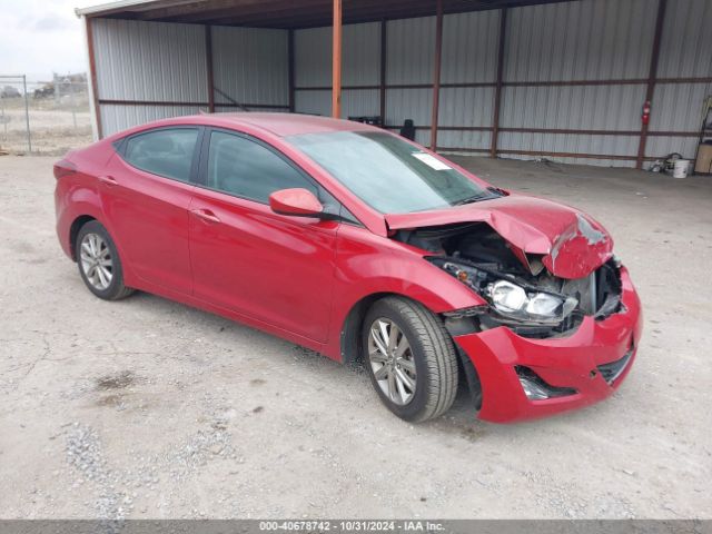 hyundai elantra 2016 kmhdh4ae4gu542146