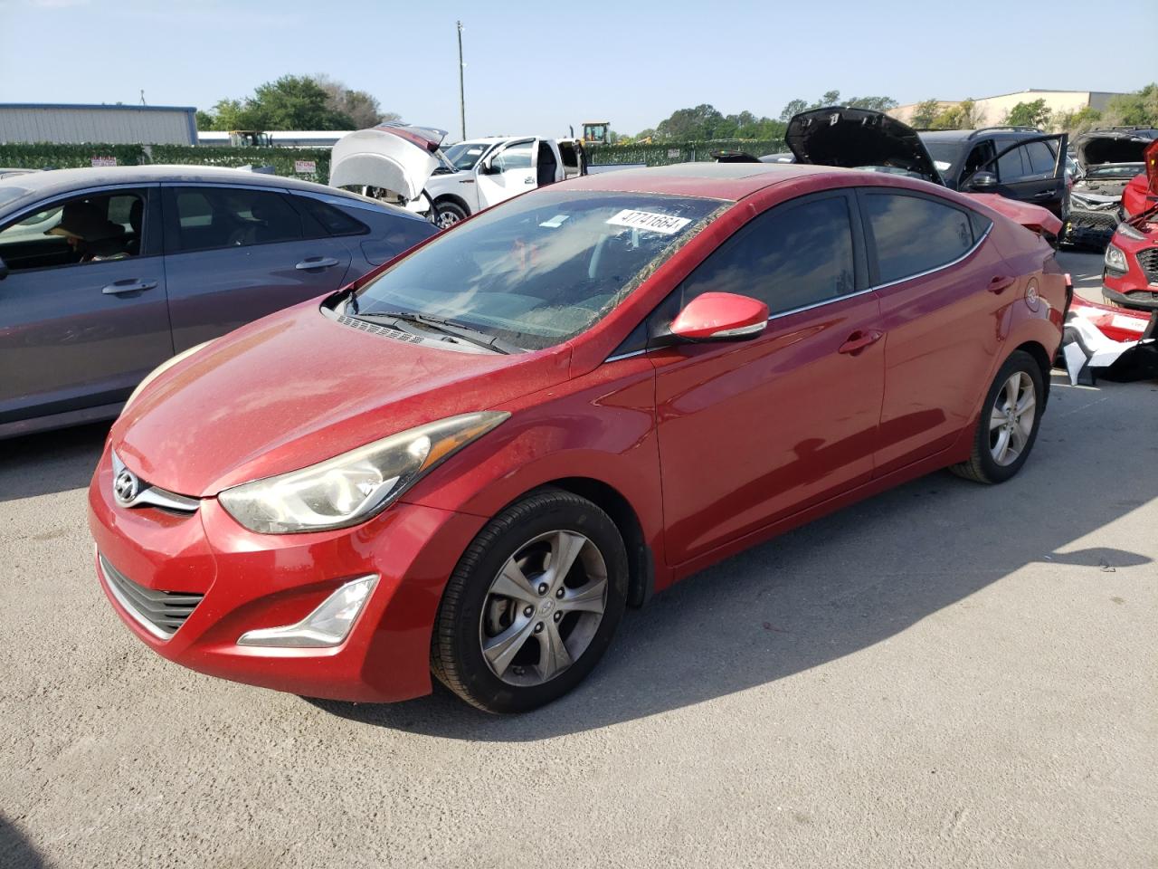 hyundai elantra 2016 kmhdh4ae4gu574885