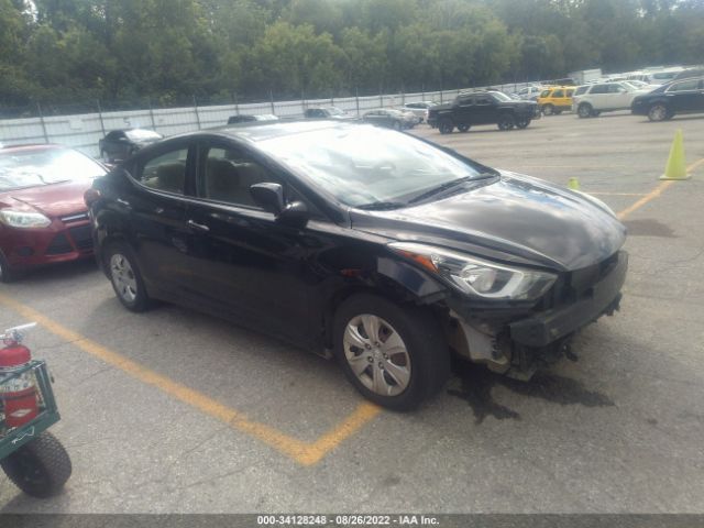 hyundai elantra 2016 kmhdh4ae4gu626726