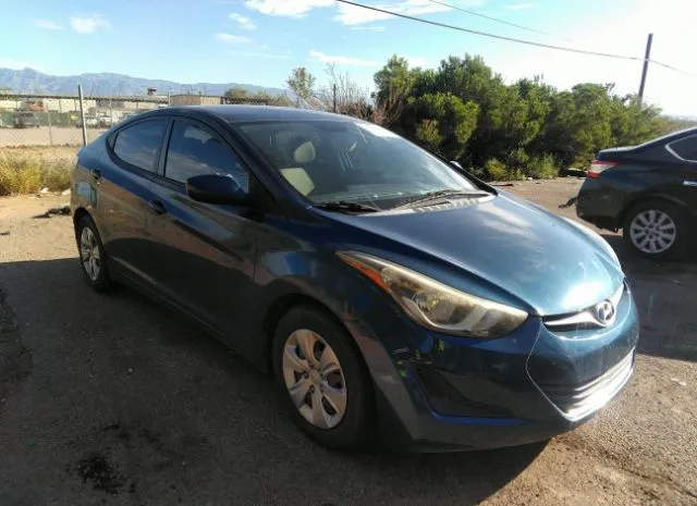 hyundai elantra 2016 kmhdh4ae4gu633370