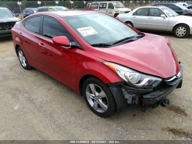 hyundai elantra 2012 kmhdh4ae5cu186543