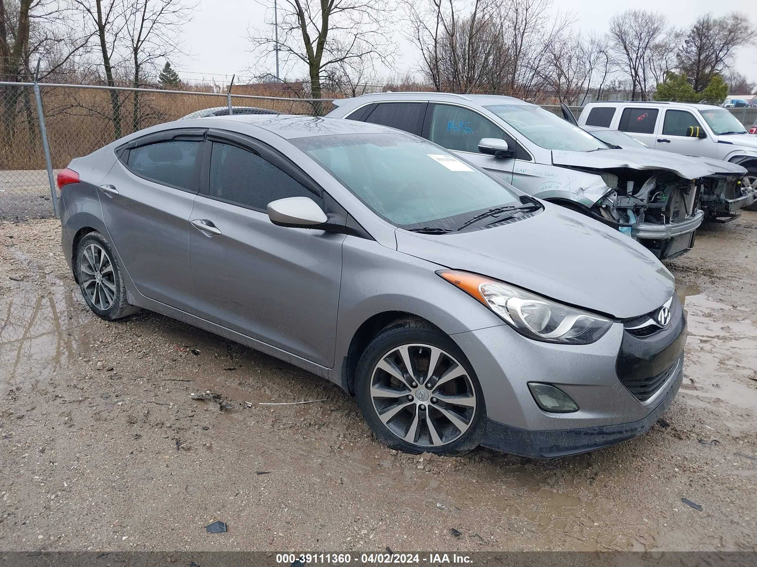 hyundai elantra 2012 kmhdh4ae5cu248653