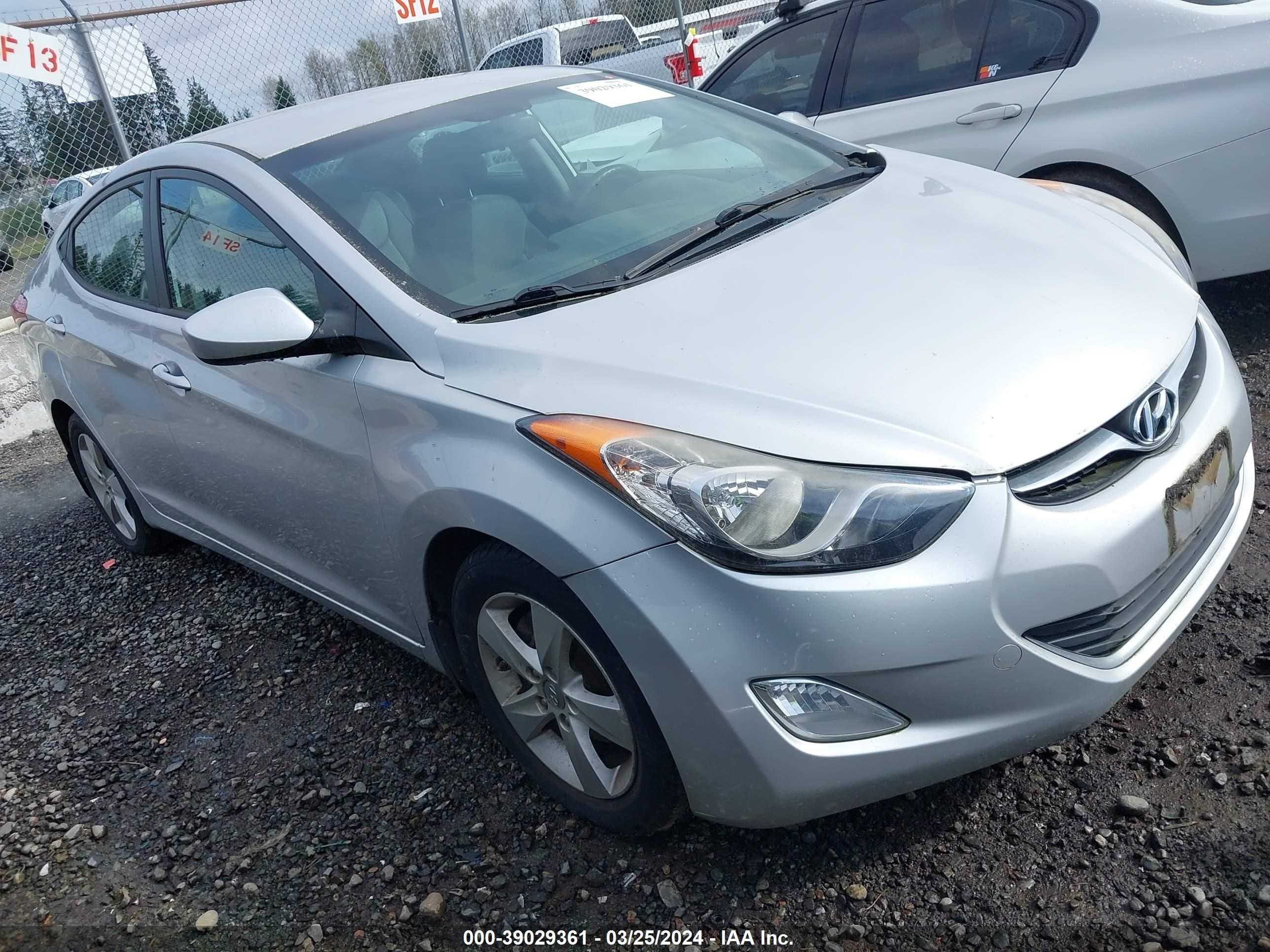 hyundai elantra 2012 kmhdh4ae5cu376908