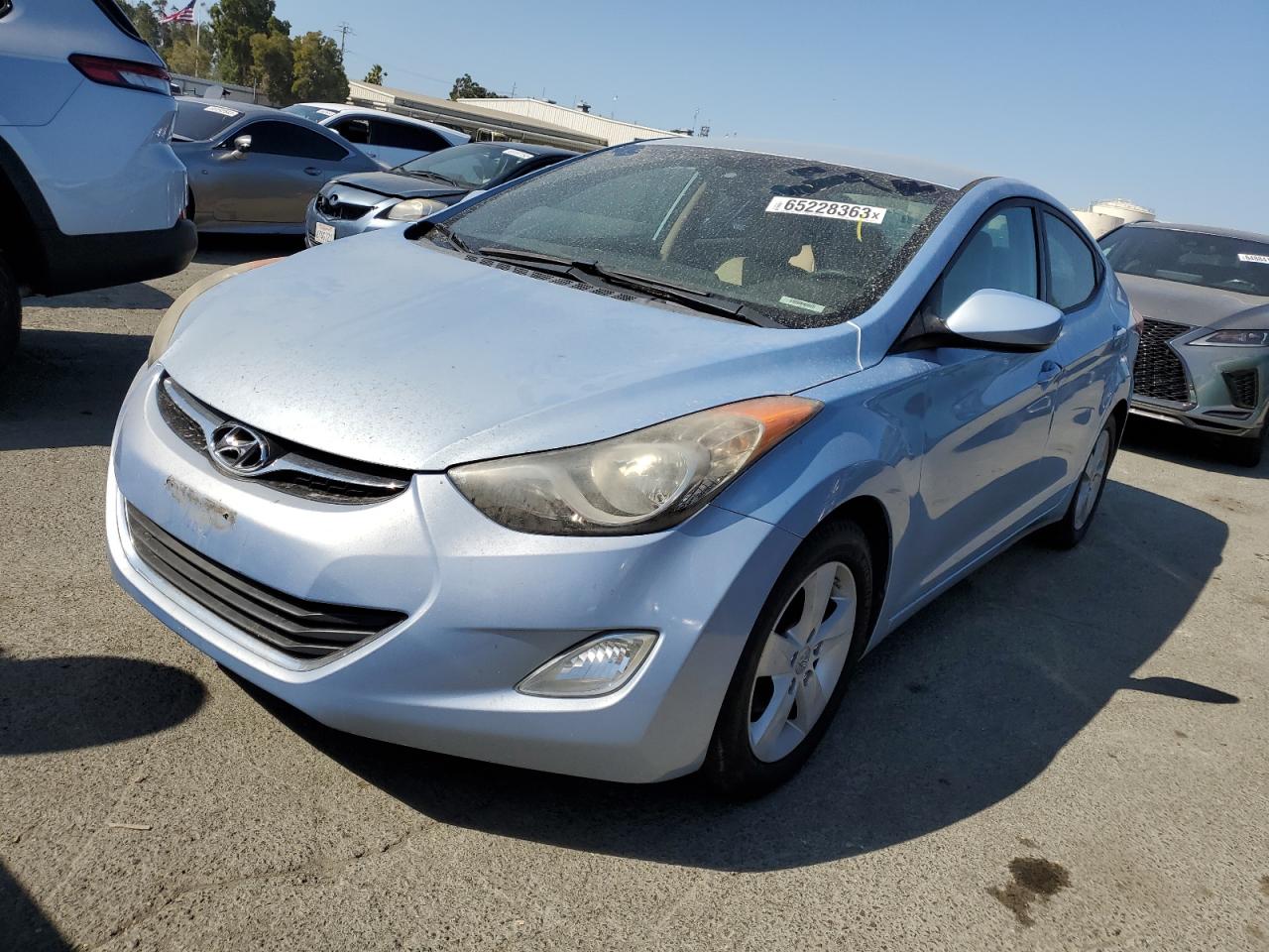 hyundai elantra 2012 kmhdh4ae5cu403153