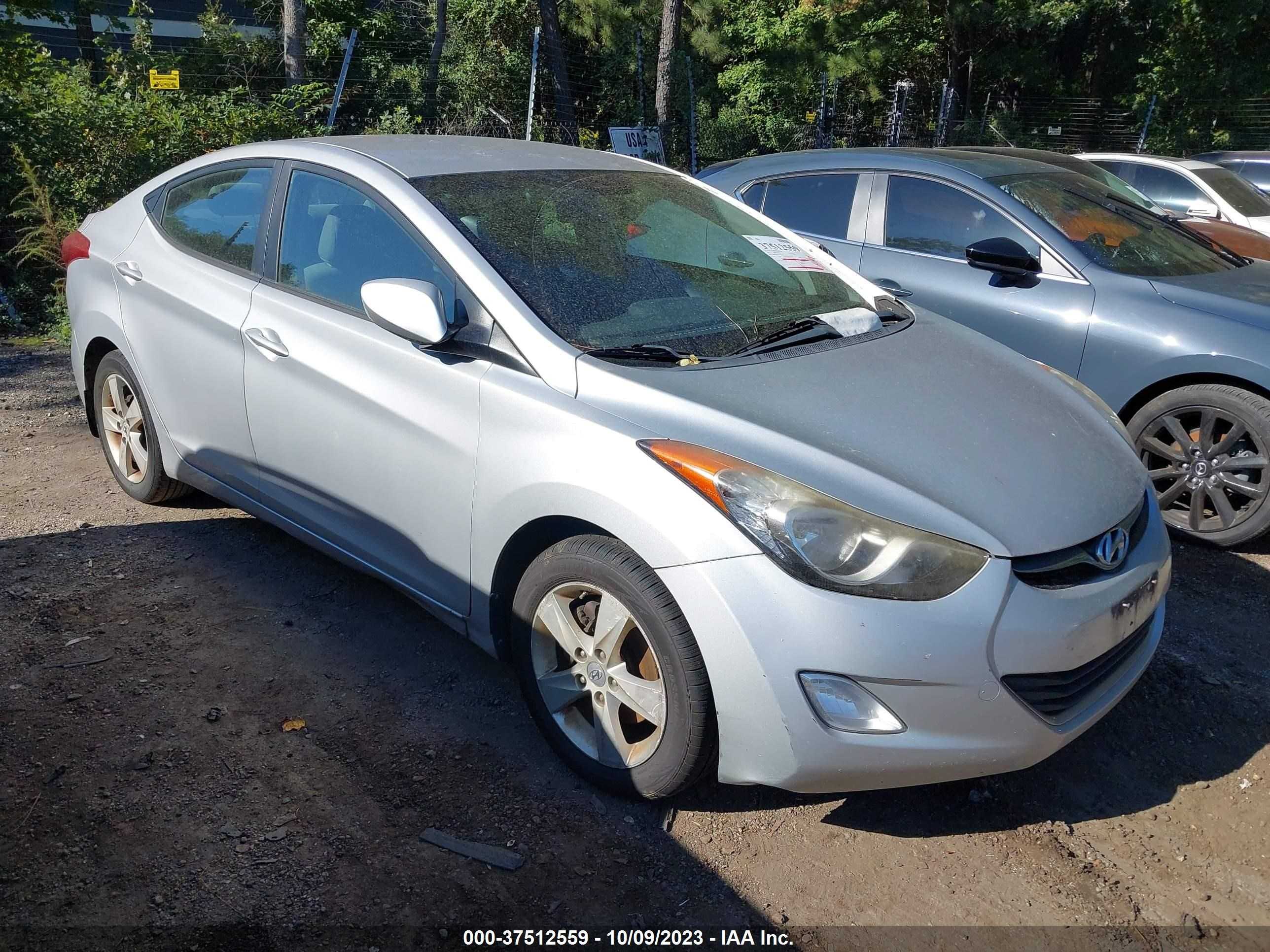 hyundai elantra 2012 kmhdh4ae5cu477012