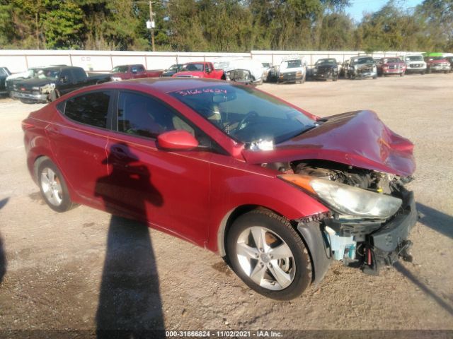 hyundai elantra 2013 kmhdh4ae5du531751