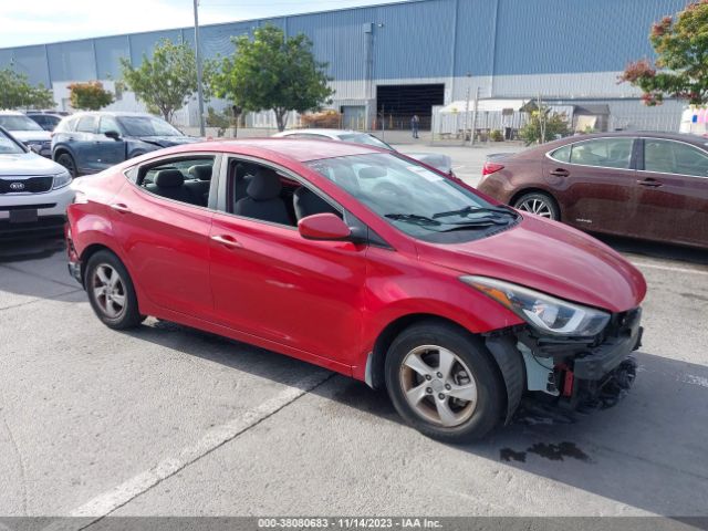 hyundai elantra 2014 kmhdh4ae5eu206700