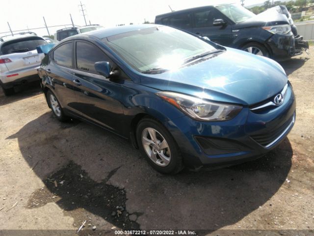 hyundai elantra 2014 kmhdh4ae5eu212917