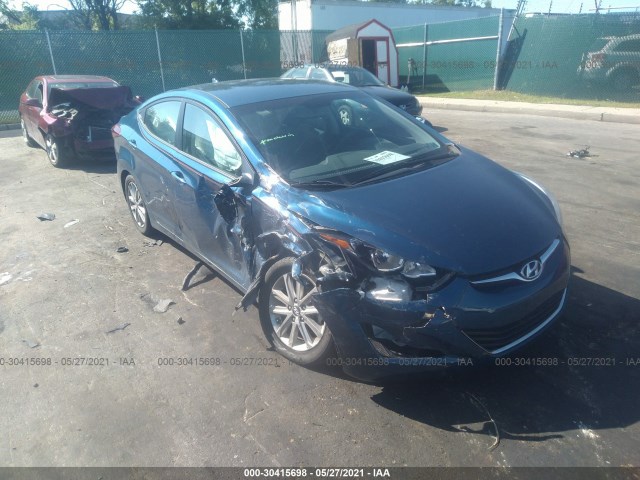 hyundai elantra 2015 kmhdh4ae5fu383135