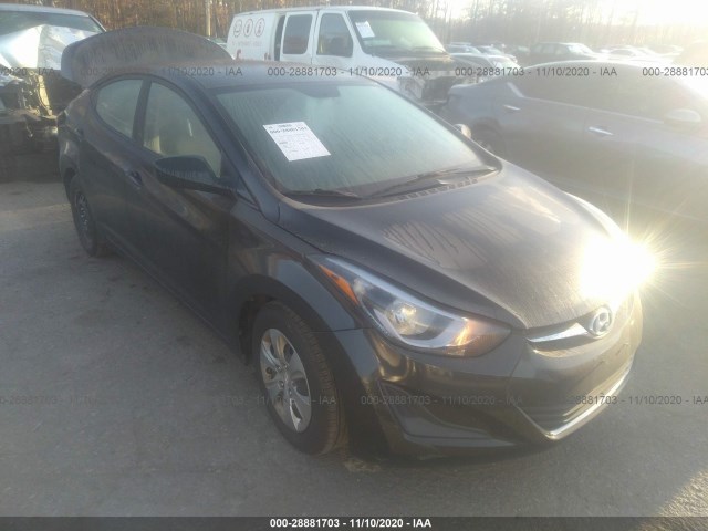 hyundai elantra 2016 kmhdh4ae5gu517174