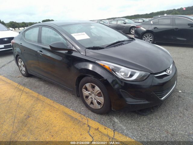 hyundai elantra 2016 kmhdh4ae5gu530040