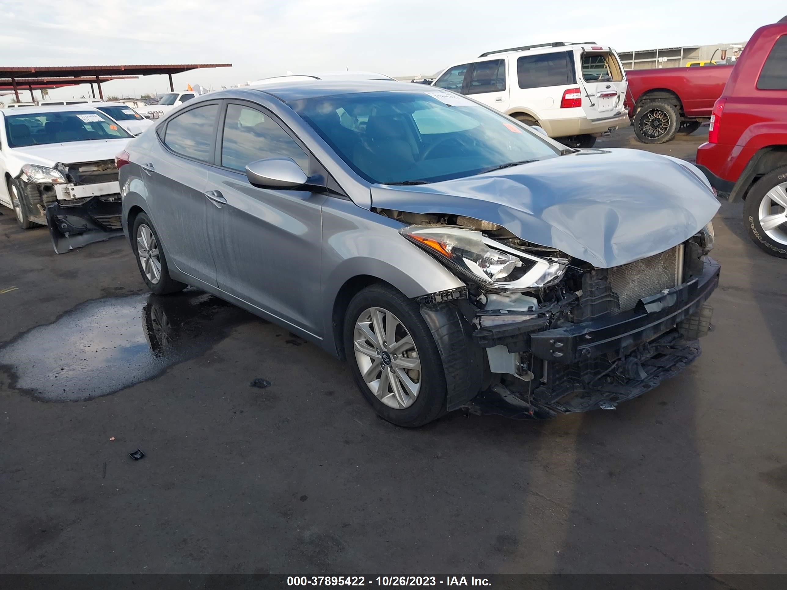 hyundai elantra 2016 kmhdh4ae5gu542656