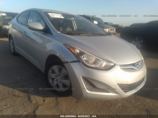 hyundai elantra 2016 kmhdh4ae5gu583790