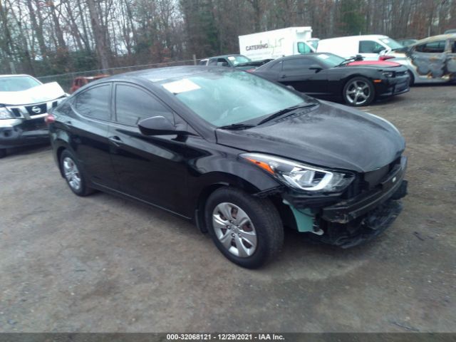 hyundai elantra 2016 kmhdh4ae5gu645771