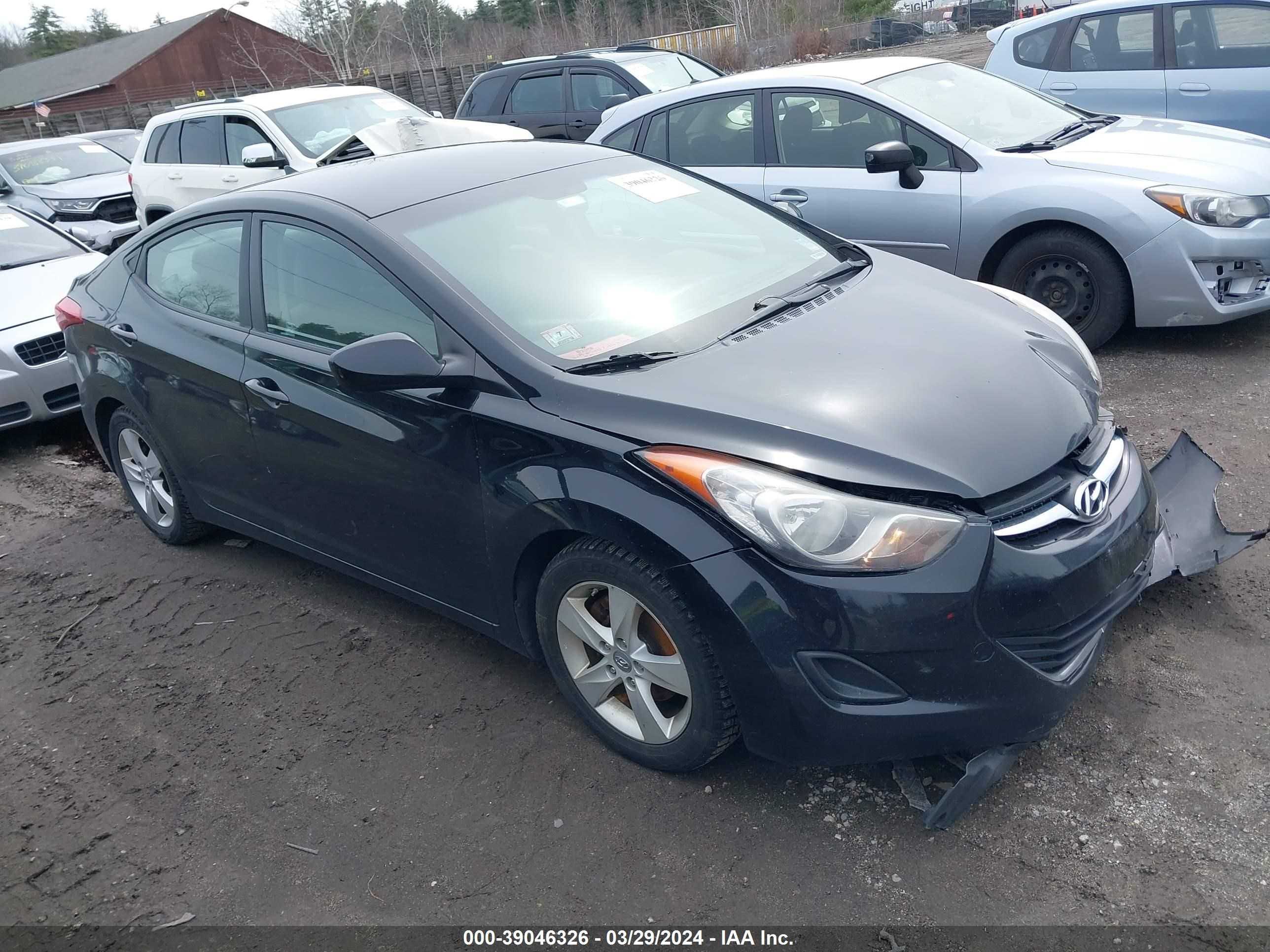 hyundai elantra 2011 kmhdh4ae6bu103538