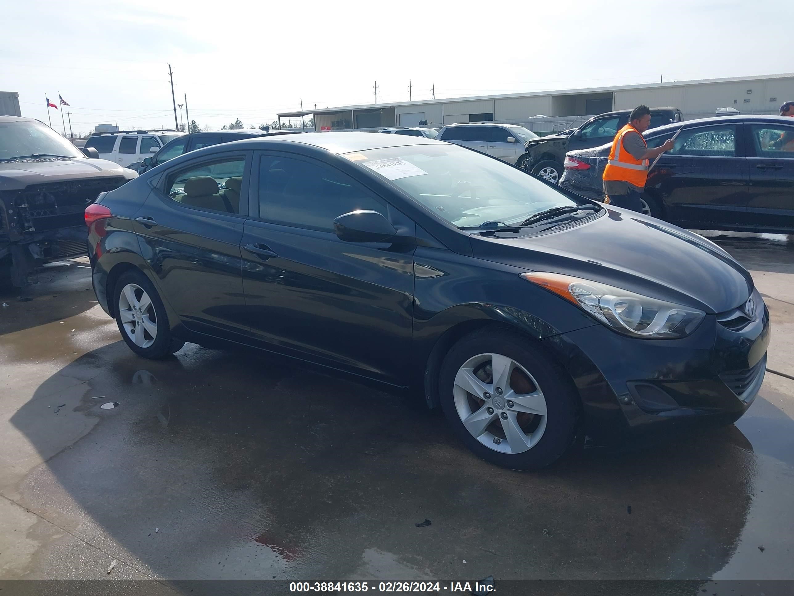 hyundai elantra 2011 kmhdh4ae6bu116953