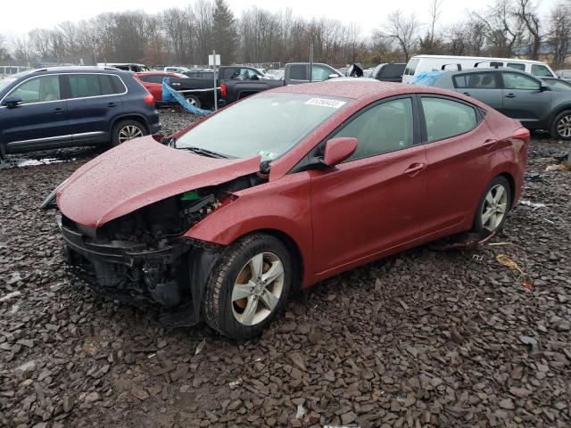 hyundai elantra 2011 kmhdh4ae6bu124048