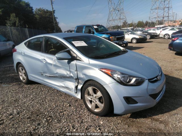 hyundai elantra 2011 kmhdh4ae6bu124566