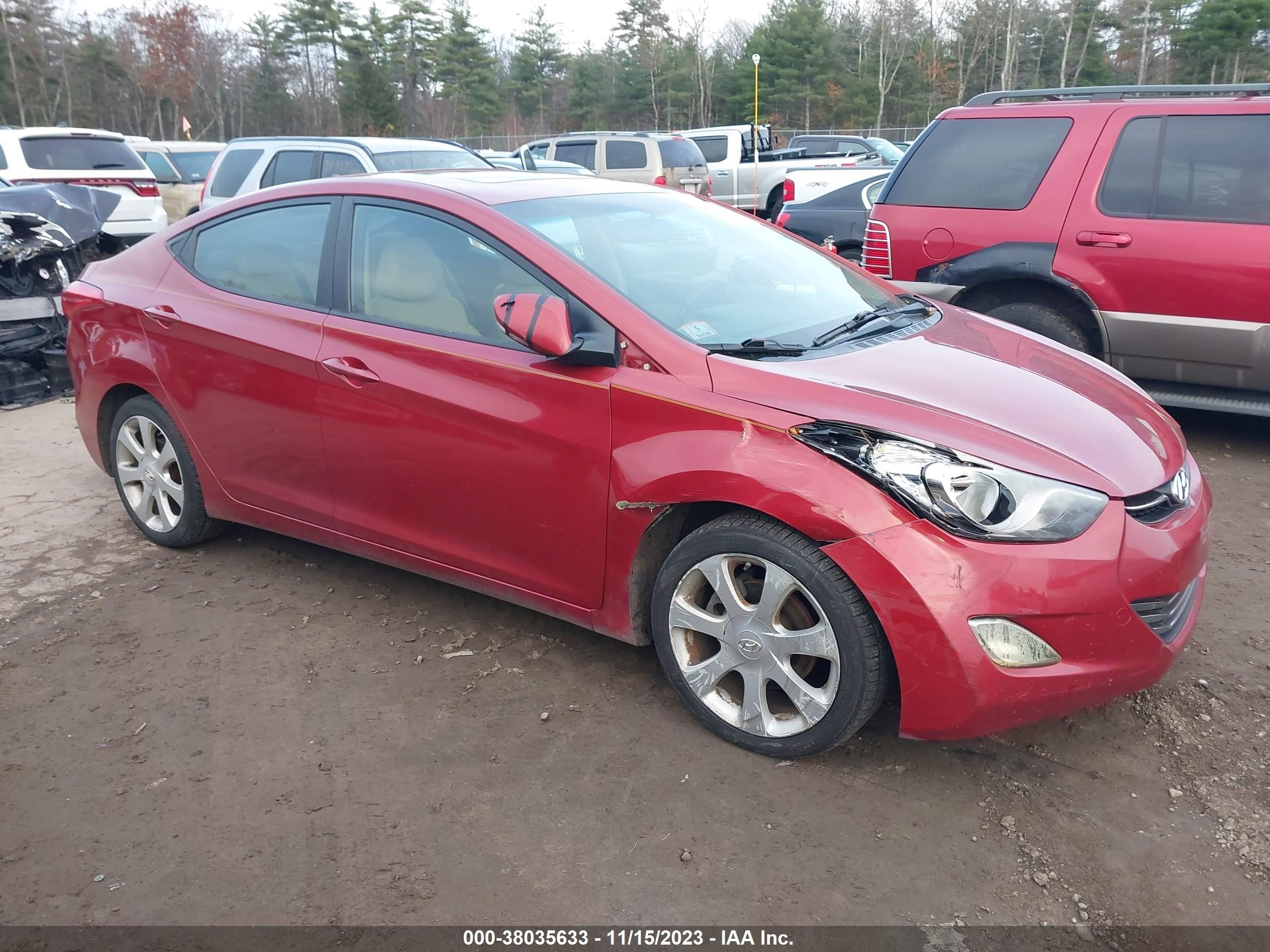 hyundai elantra 2012 kmhdh4ae6cu470201