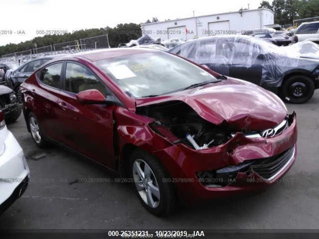 hyundai elantra 2013 kmhdh4ae6du527403