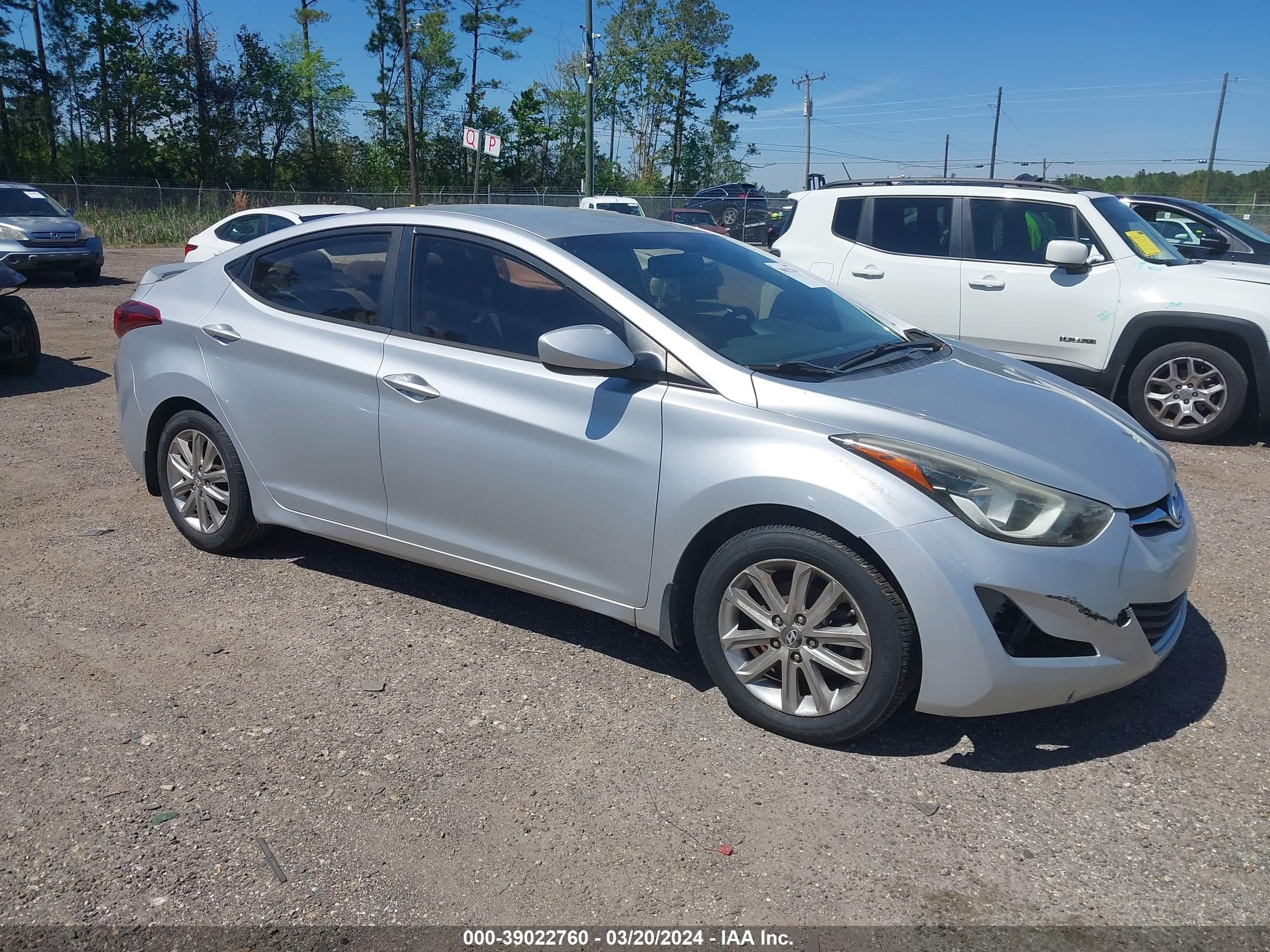 hyundai elantra 2015 kmhdh4ae6fu221384