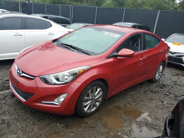 hyundai elantra se 2015 kmhdh4ae6fu300537