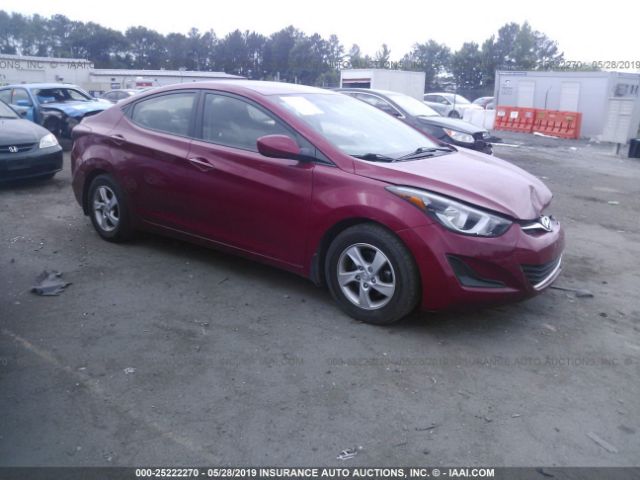 hyundai elantra 2015 kmhdh4ae6fu383631