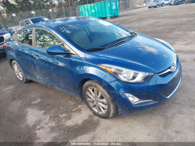 hyundai elantra 2015 kmhdh4ae6fu389154