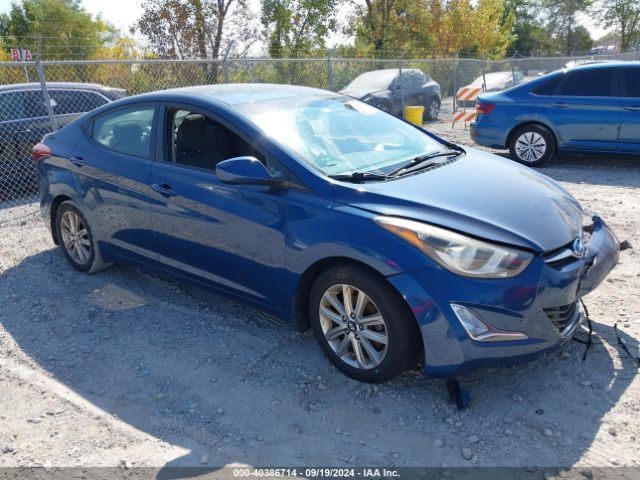 hyundai elantra 2015 kmhdh4ae6fu392734