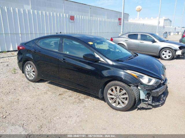 hyundai elantra 2015 kmhdh4ae6fu436554