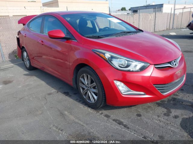 hyundai elantra 2015 kmhdh4ae6fu446758