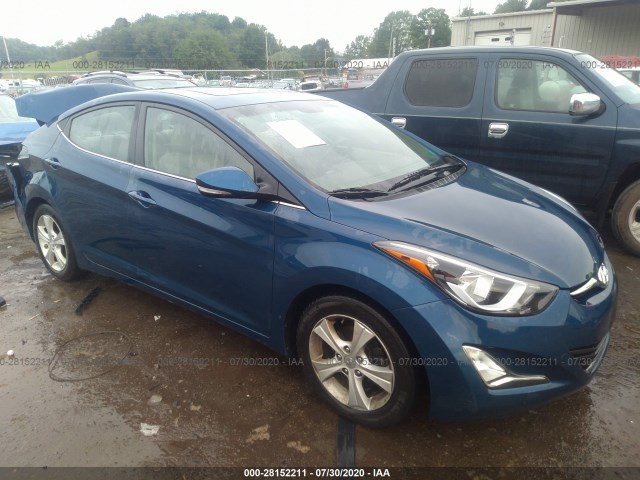 hyundai elantra 2016 kmhdh4ae6gu557652