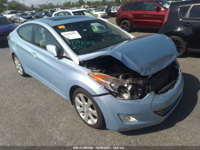 hyundai elantra 2011 kmhdh4ae7bu142736