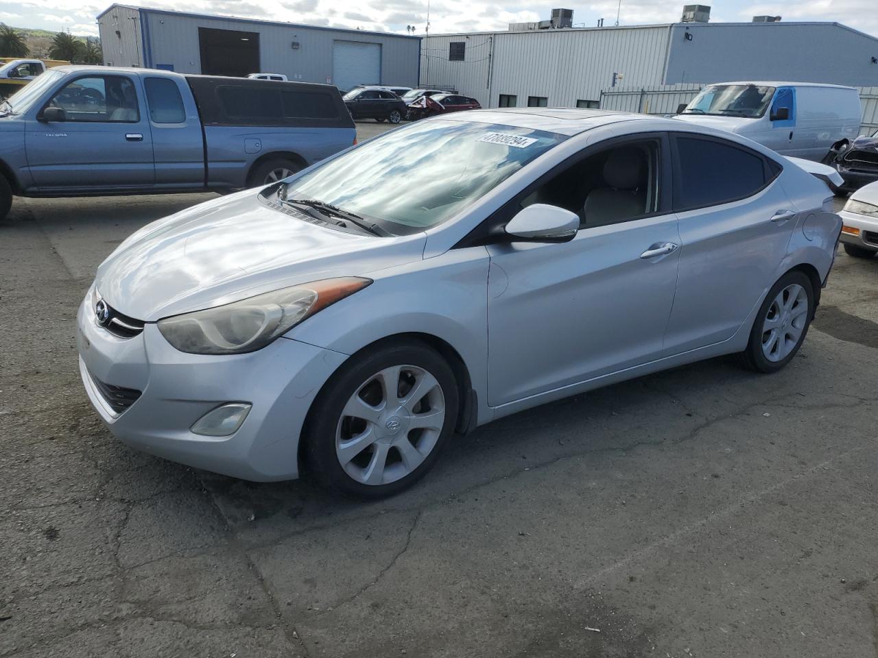 hyundai elantra 2012 kmhdh4ae7cu331548