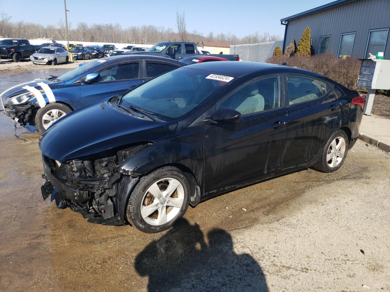 hyundai elantra 2013 kmhdh4ae7du598920