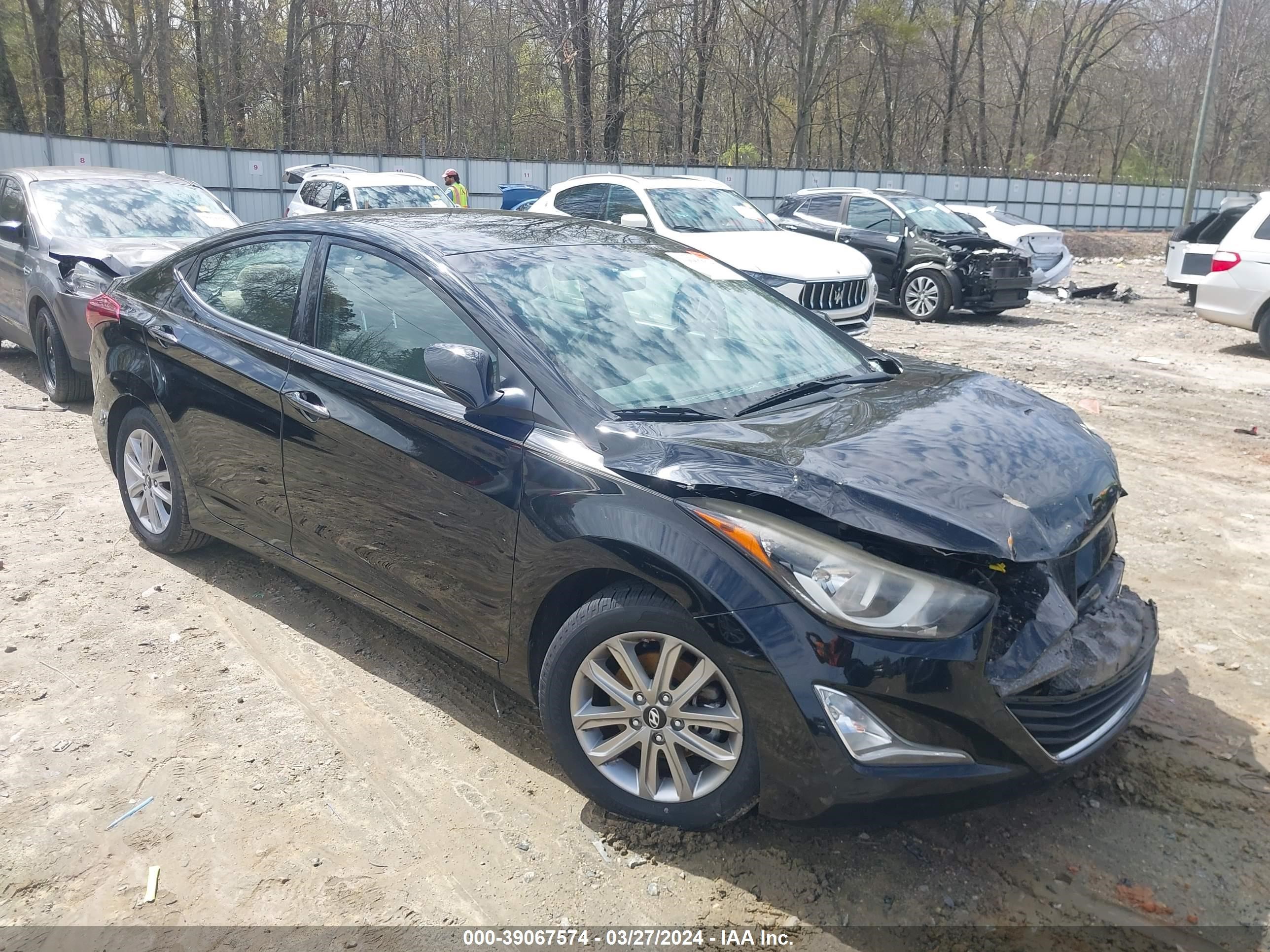 hyundai elantra 2014 kmhdh4ae7eu062308