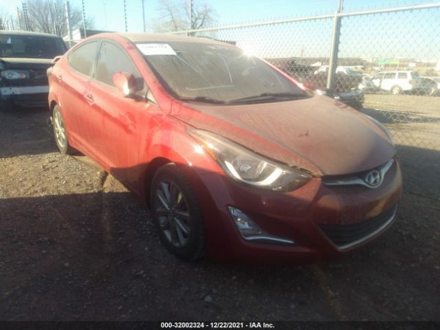 hyundai elantra 2014 kmhdh4ae7eu086544