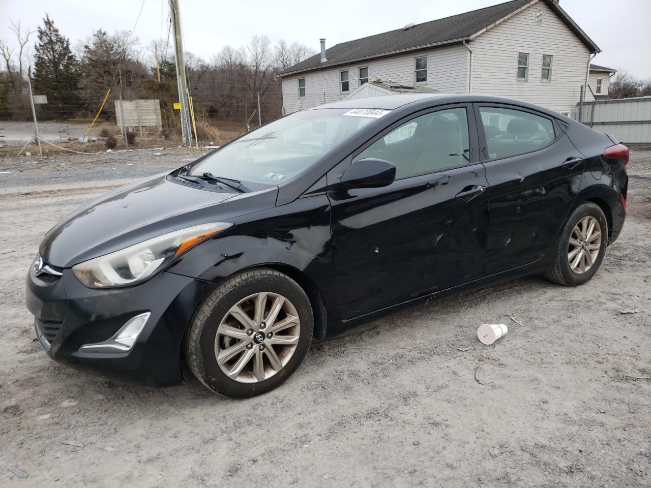 hyundai elantra 2014 kmhdh4ae7eu133054