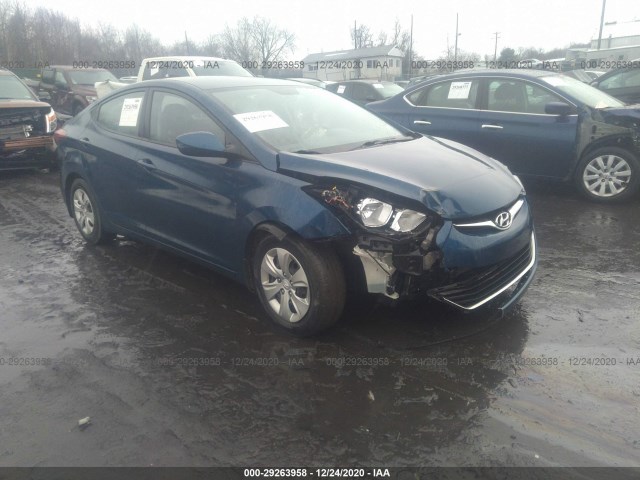 hyundai elantra 2016 kmhdh4ae7gu492732