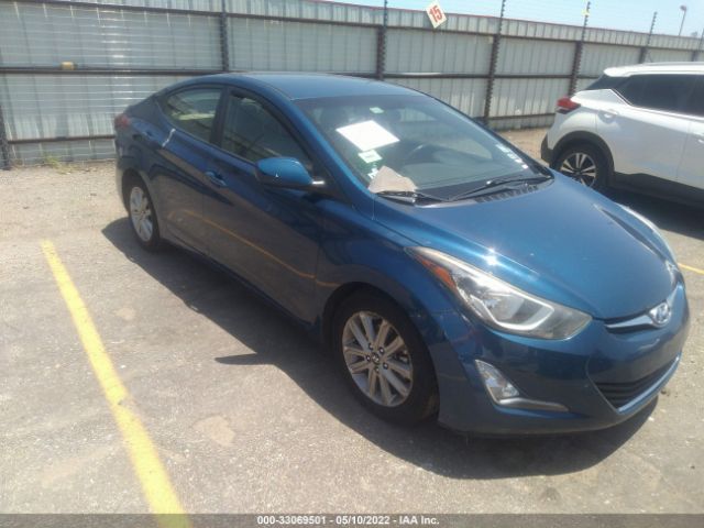 hyundai elantra 2016 kmhdh4ae7gu518746