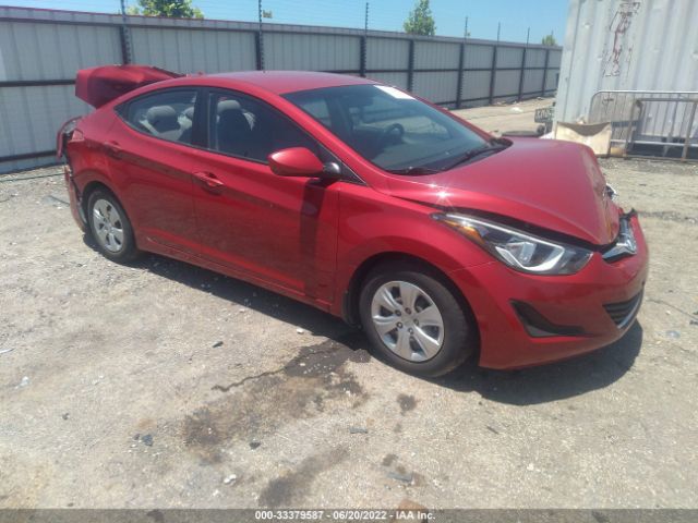 hyundai elantra 2016 kmhdh4ae7gu547664