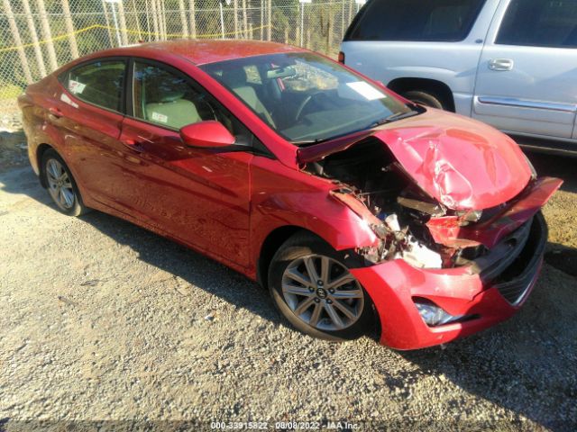 hyundai elantra 2016 kmhdh4ae7gu556879