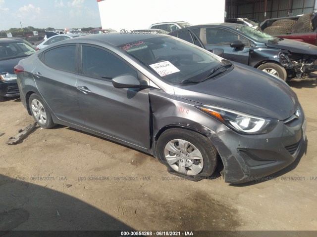 hyundai elantra 2016 kmhdh4ae7gu584343