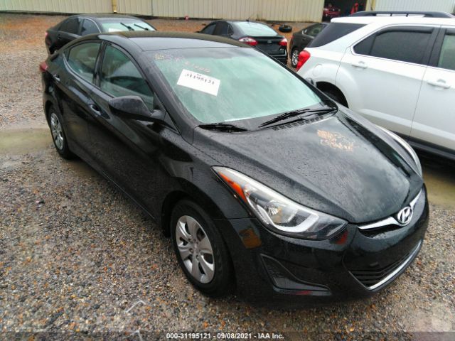 hyundai elantra 2016 kmhdh4ae7gu607426