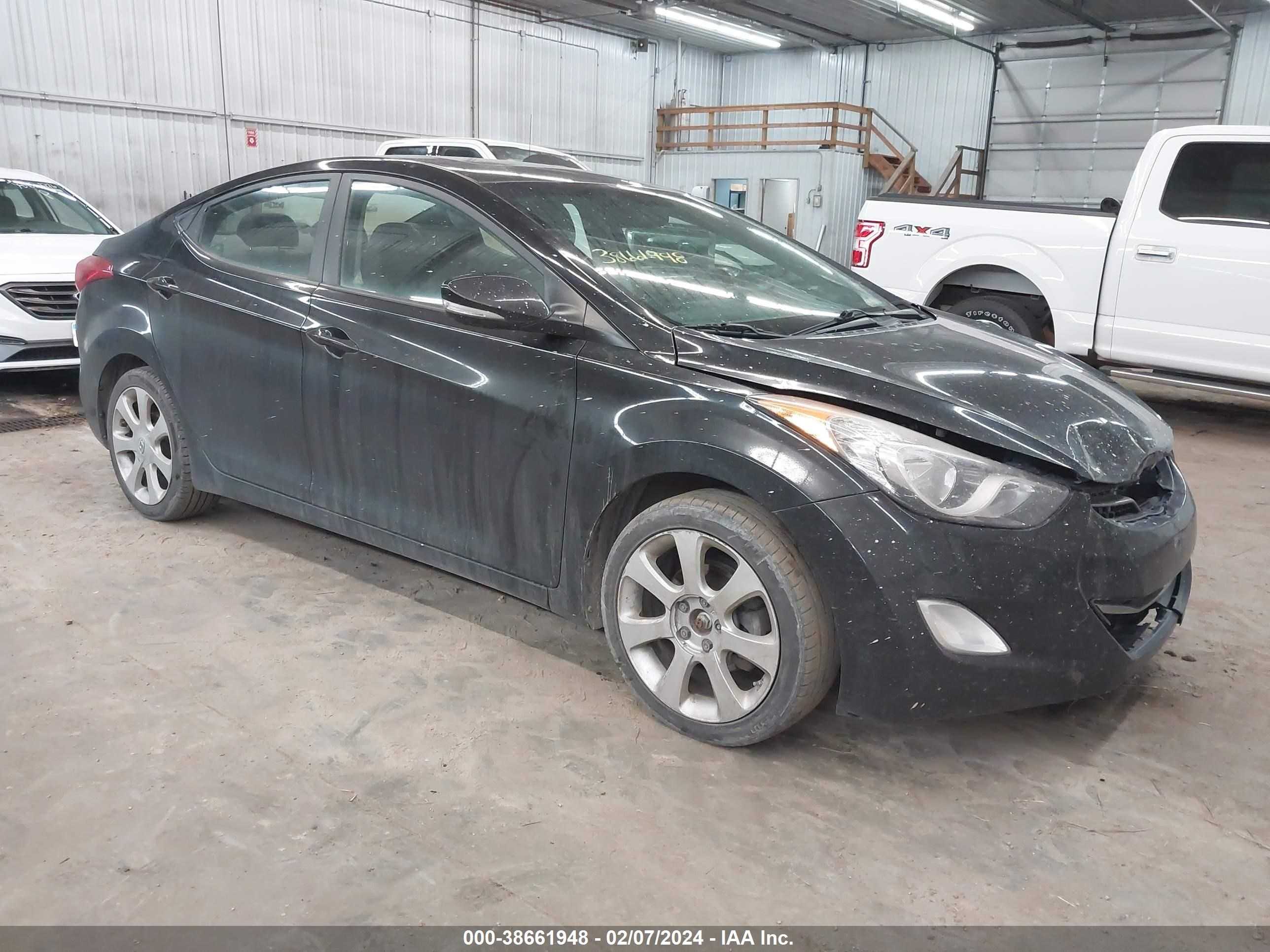 hyundai elantra 2013 kmhdh4ae8du572603