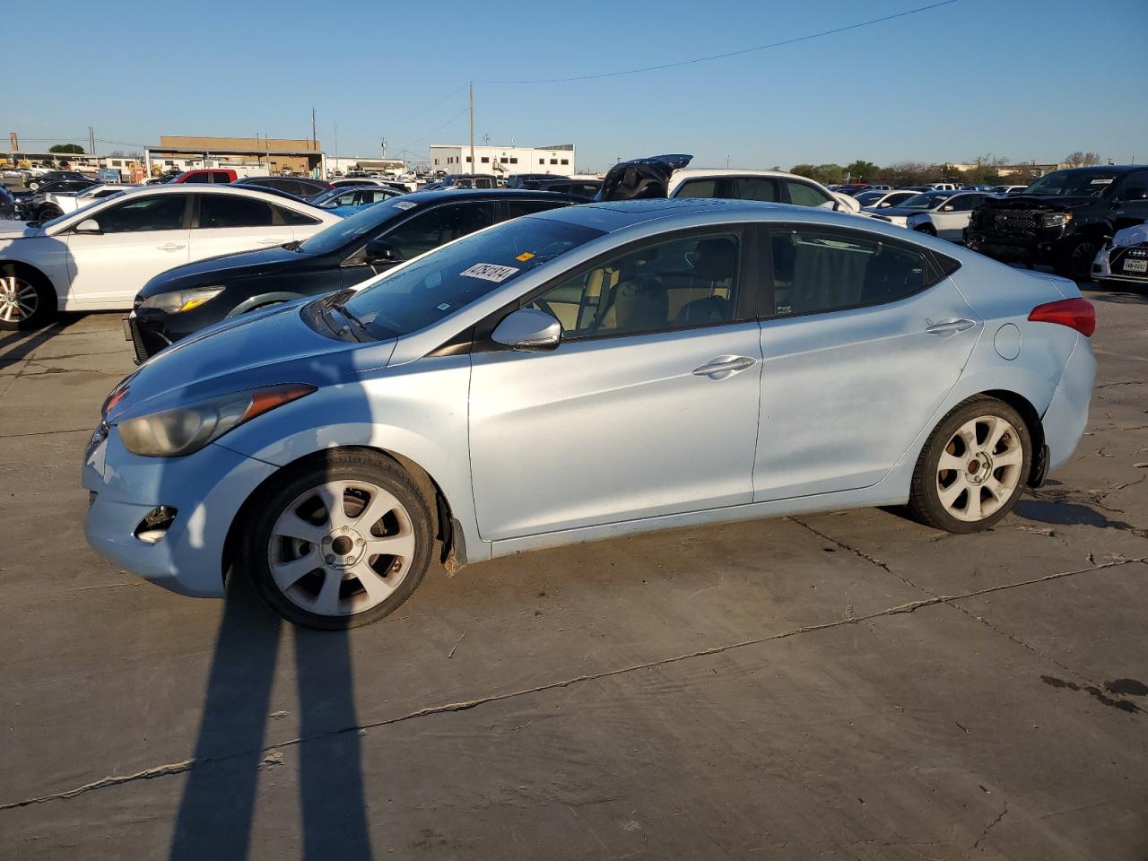 hyundai elantra 2013 kmhdh4ae8du734858