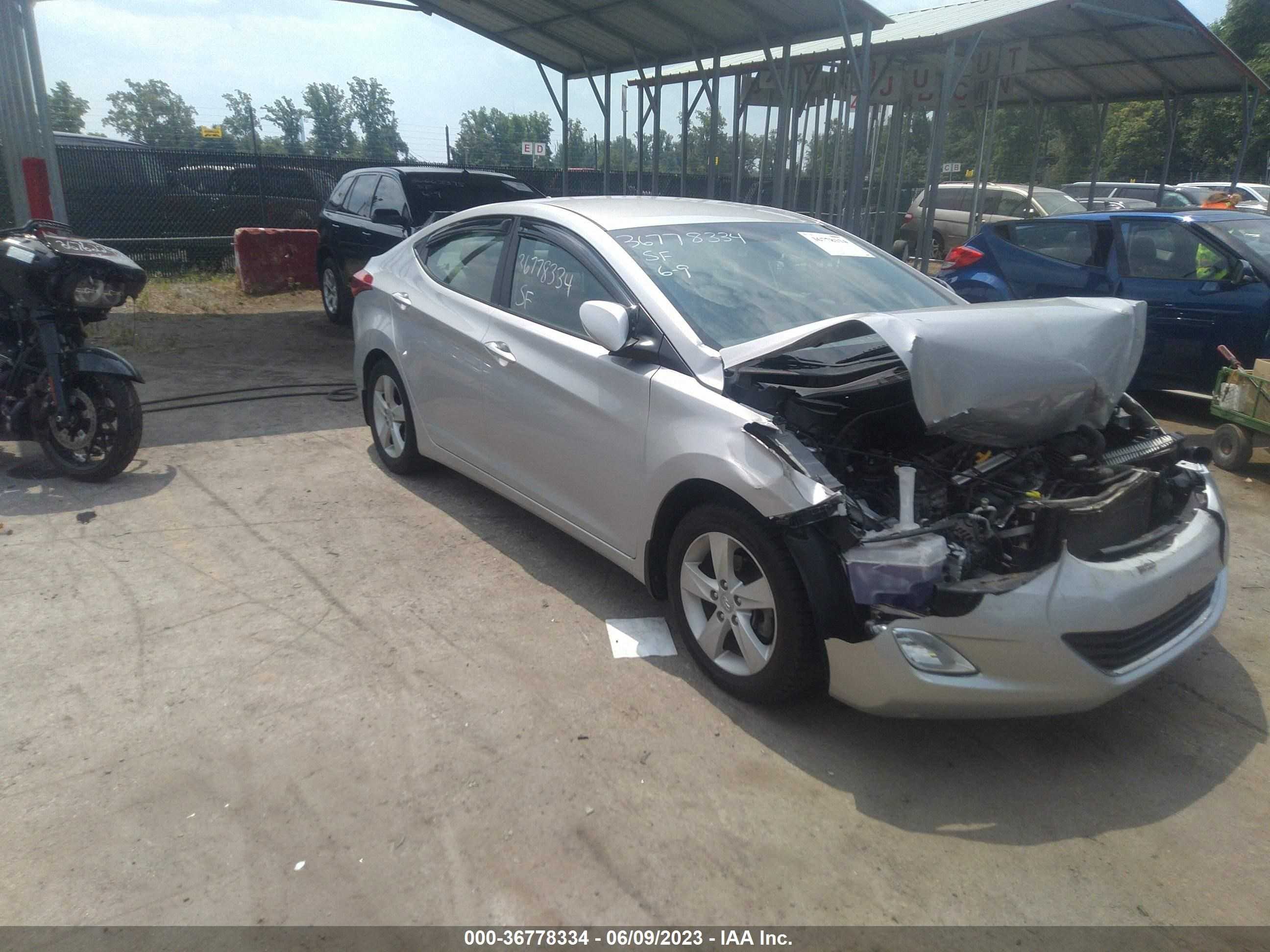 hyundai elantra 2013 kmhdh4ae8du859830